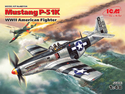 ICM 1/48 Mustang P-51K, WWII American Fighter
