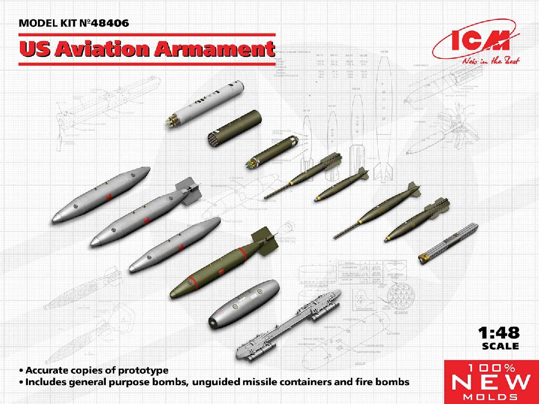 ICM 1/48 US Aviation Armament