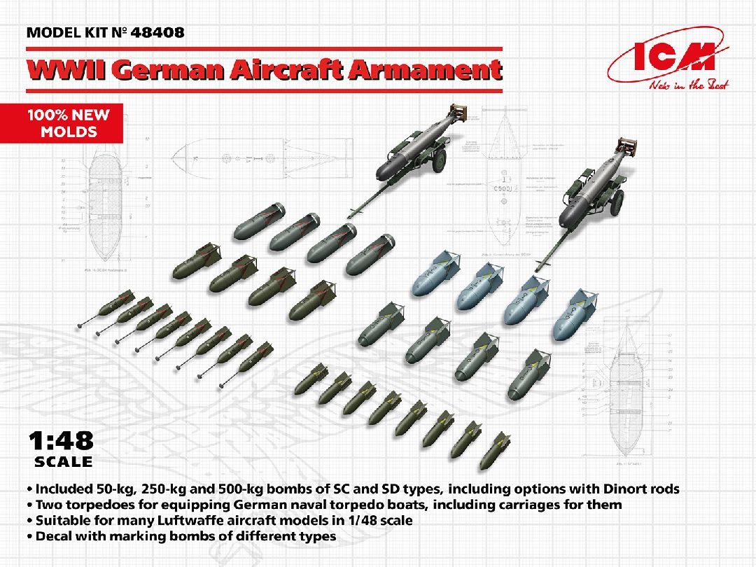 ICM 1/48 WWII German Aircraft Armament