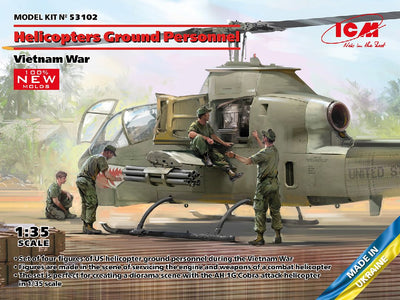 ICM 1/35 Helicopters Ground Personnel (Vietnam War)