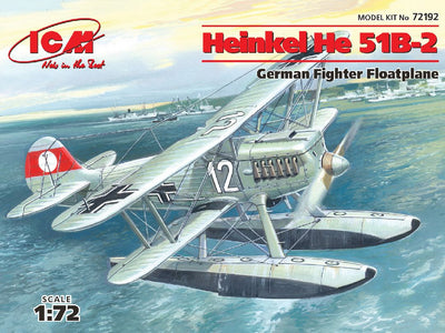 ICM 1/72 Heinkel He 51B-2, German Floatplane Fighter