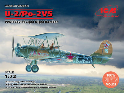 ICM 1/72 U-2/Po-2VS, WWII Soviet Light Night Bomber