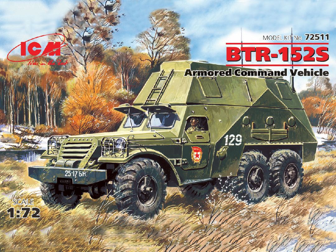 ICM 1/72 BTR-152S, Armoured Command Vehicle