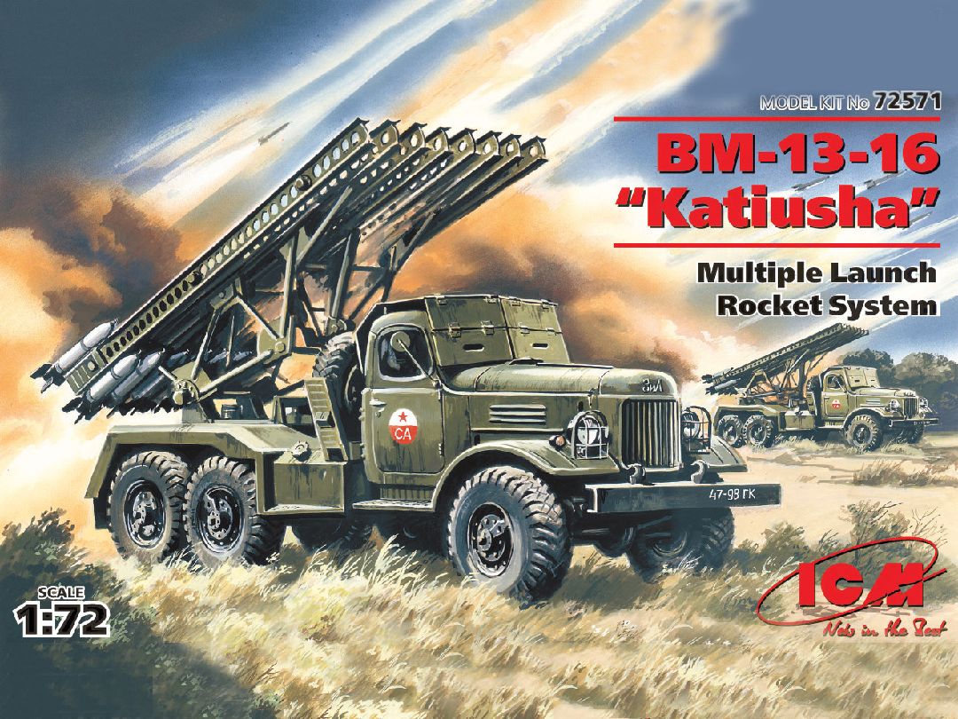 ICM 1/72 BM-13-16 “Katiusha”, Mult. Launch Rocket System