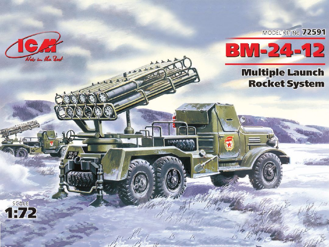 ICM 1/72 BM-24-12, Multiple Launch Rocket System