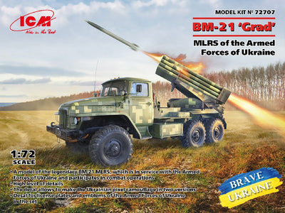 ICM 1/72 BM-21 'Grad', MLRS of the Armed Forces of Ukraine