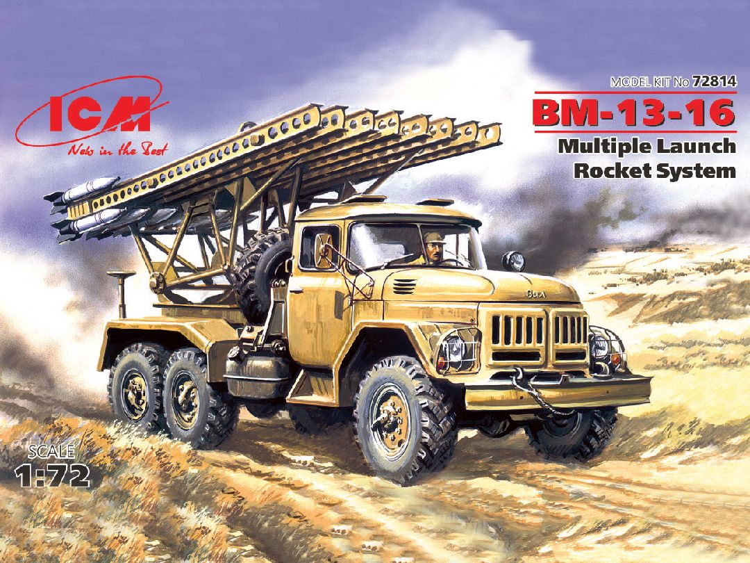 ICM 1/72 BM-13-16, Multiple Launch Rocket System