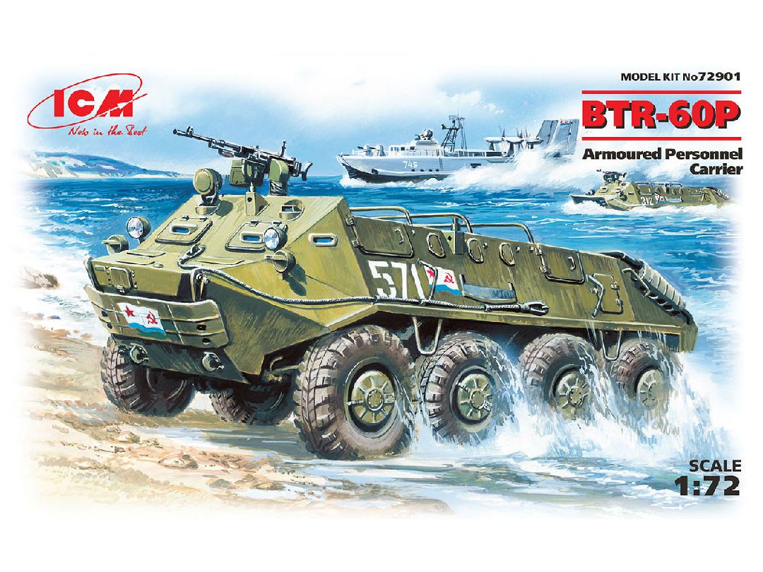 ICM 1/72 BTR-60P, Armoured Personnel Carrier