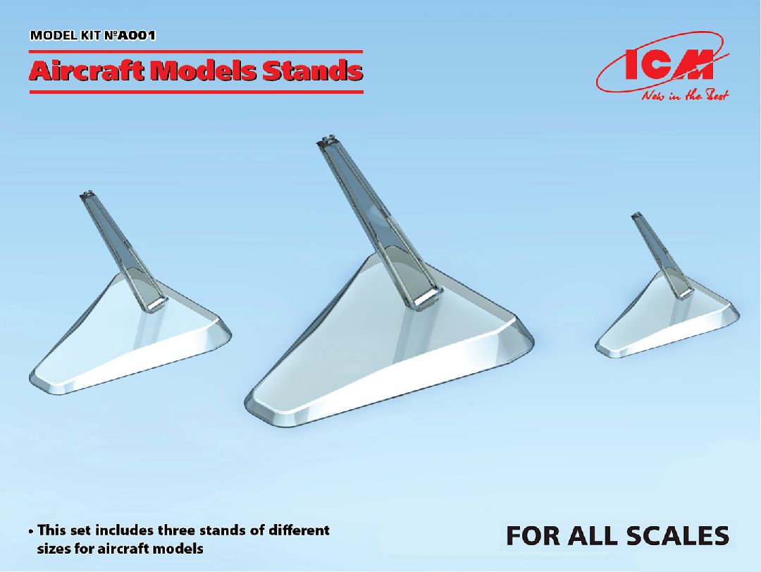 ICM Aircraft Models Stands