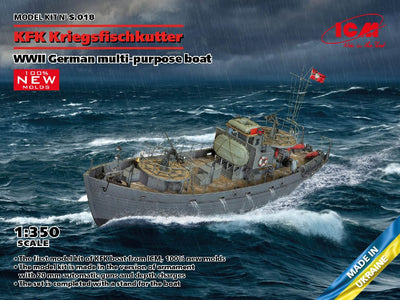 ICM 1/350 KFK Kriegsfischkutter, WWII German multi-purpose boat