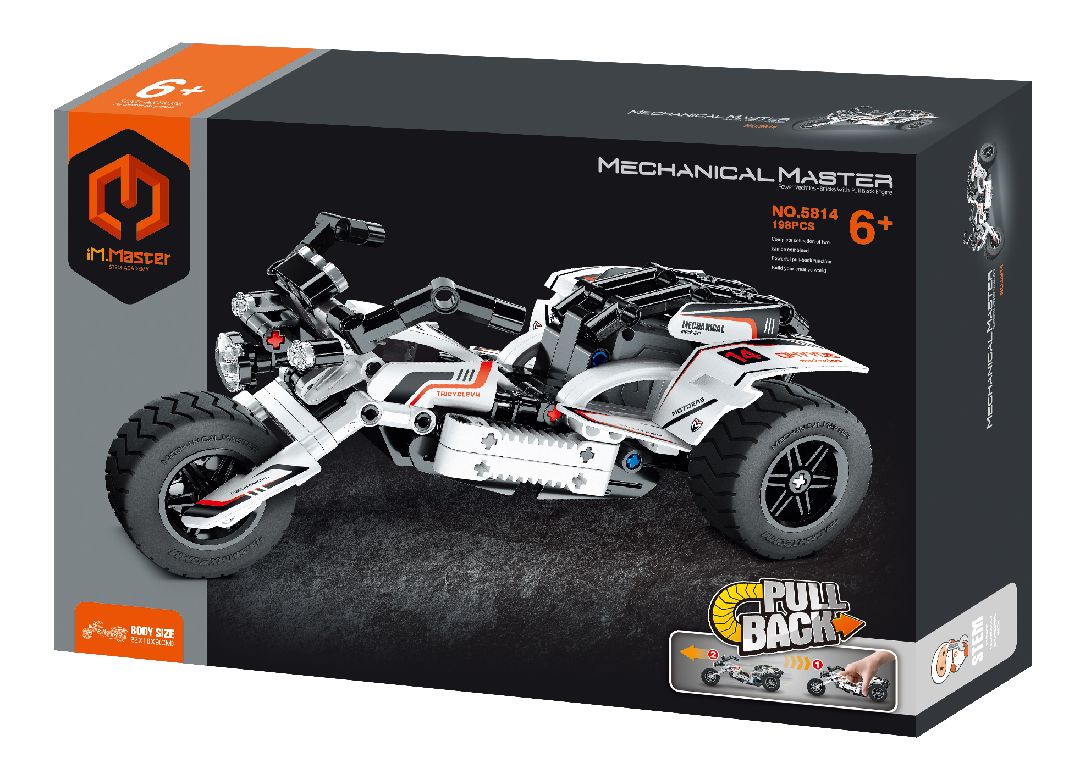 iM.Master Pull back Motorcycle - 198 pcs
