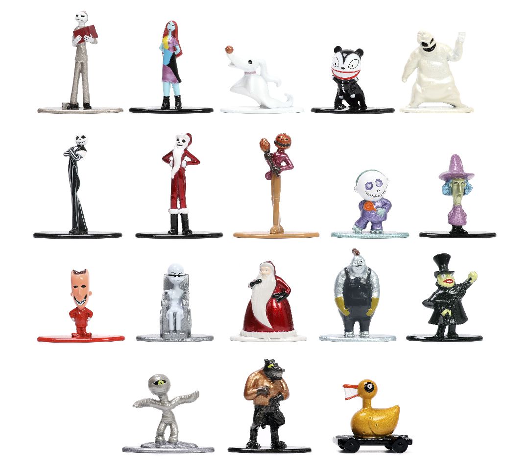 Jada 1.65" Nano Metalfigs Disney Nightmare Before Christmas : 18-Pack