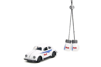 Jada 1/32 "PUNCH BUGGY" 1959 VW Beetle W/Boxing Gloves - White