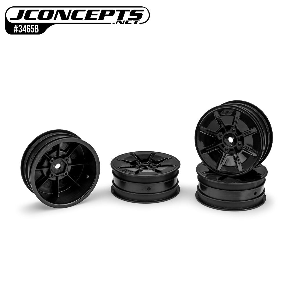 JConcepts Pioneer - 2.2" 2wd buggy front wheel (black) - 4pc