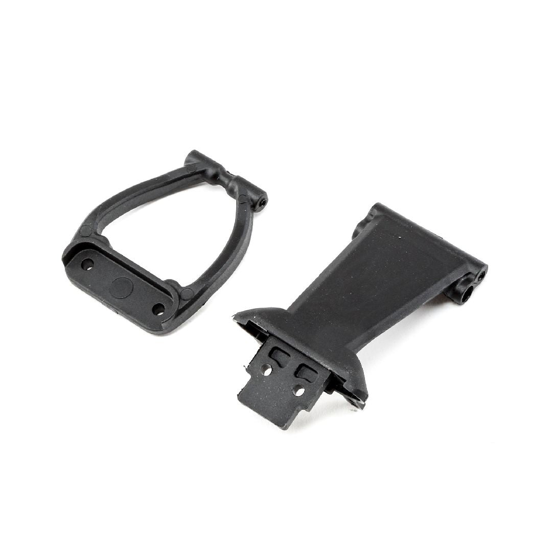 Losi FR Bmpr/Skid Plte&Suppport:RR