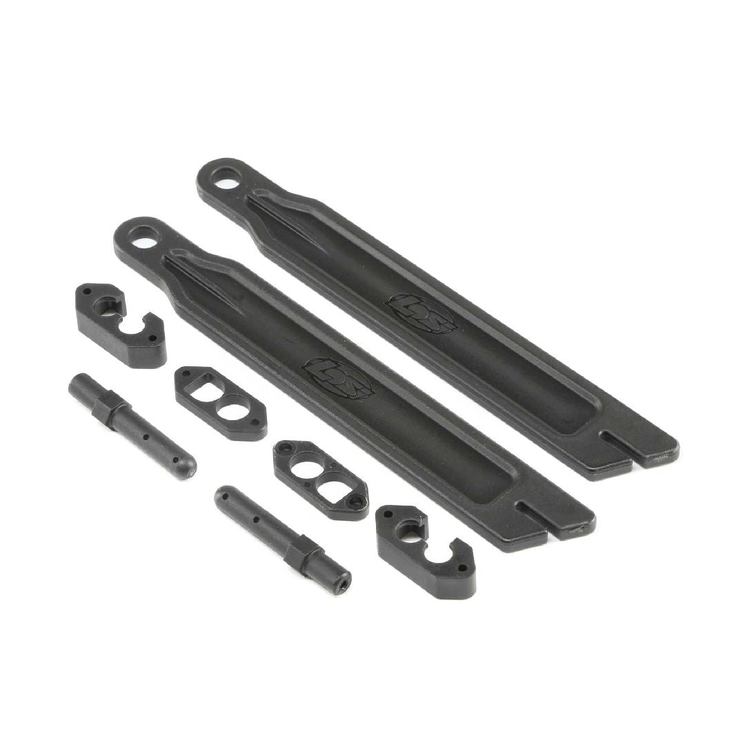Losi Battery Straps and EC5 Plug Holder: LST 3XL-E