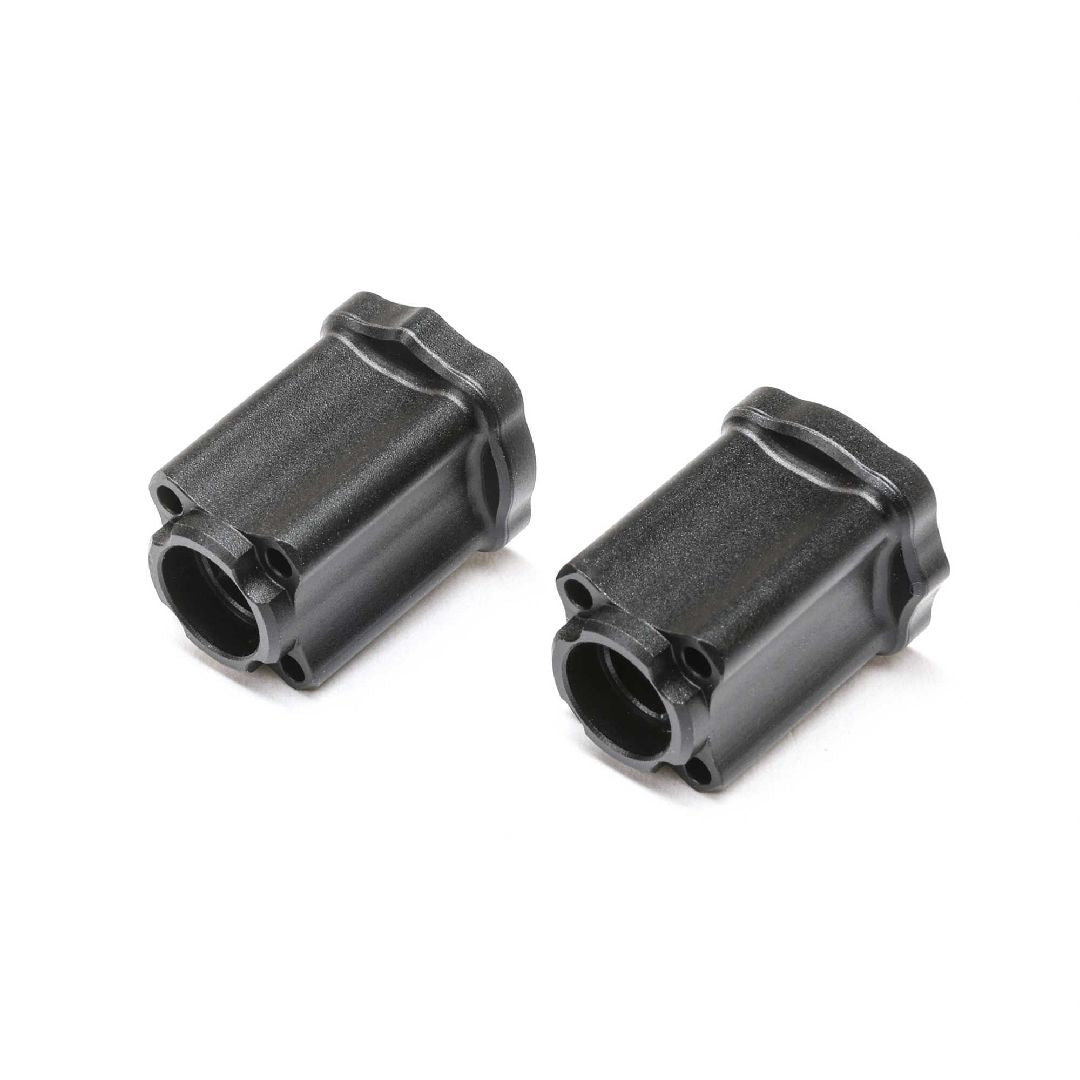 Losi Axle Mount Rear, 0 deg, Aluminum, Black: Mini LMT