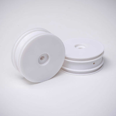 Losi Front Wheel, White (2): Mini-B