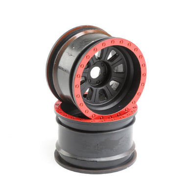 Losi 3.6 Wheel, 20mm Hex, Black (Front/Rear) (2)