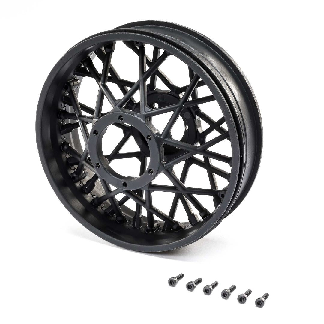 Losi Rear Wheel Set, Black (1) PM-MX