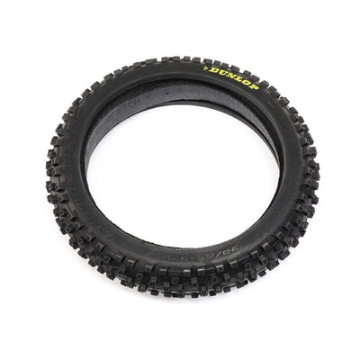 Losi Dunlop MX53 Front Tire w/Foam, 60 Shore: PM-MX