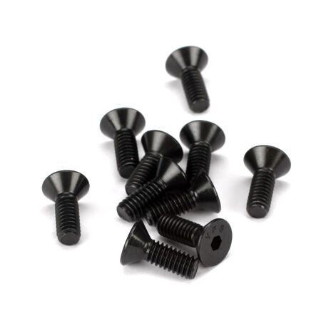 Losi 8-32 x 1/2 Flat Head Screws (10)