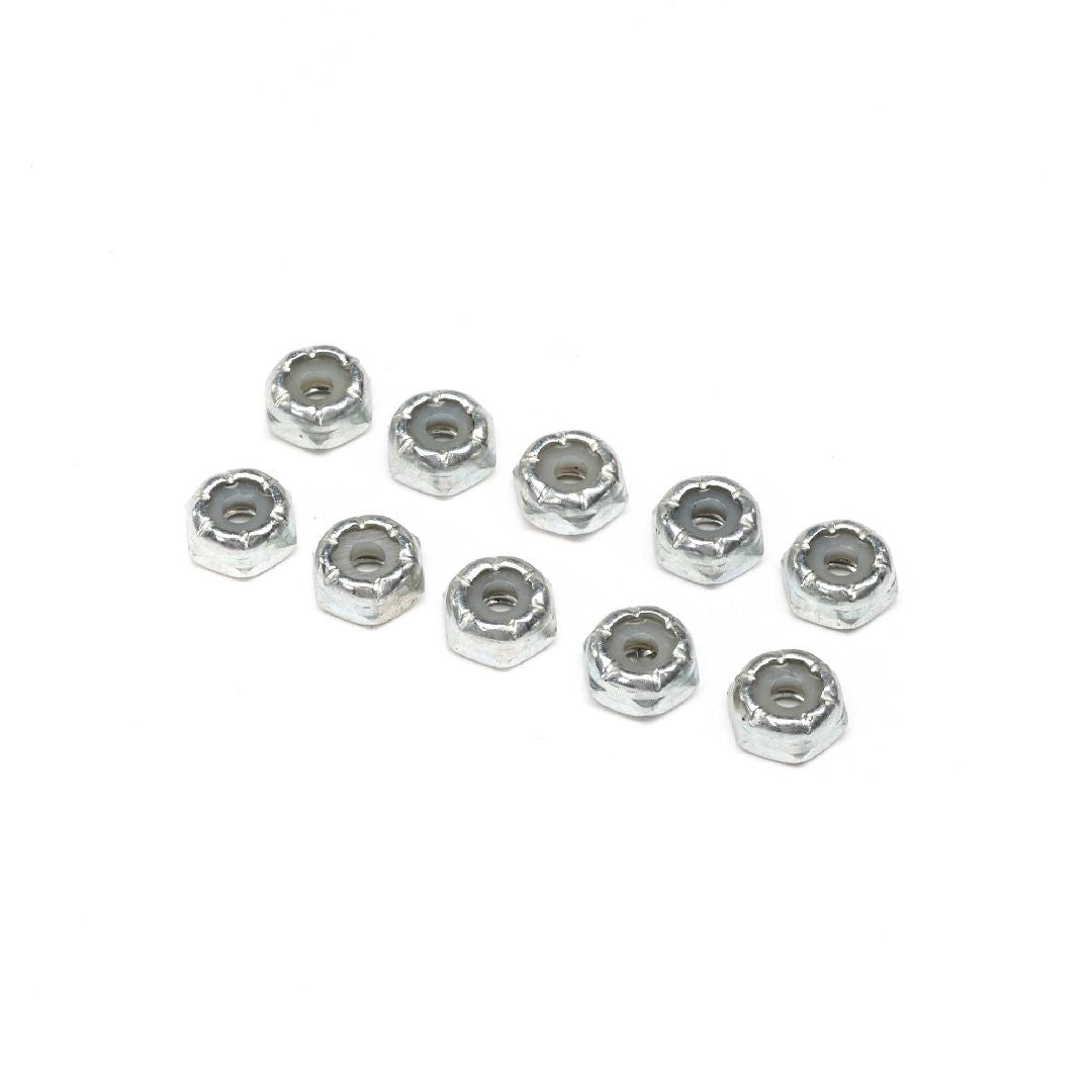 Losi 4-40 Steel Locking 1/2 Nuts (10)