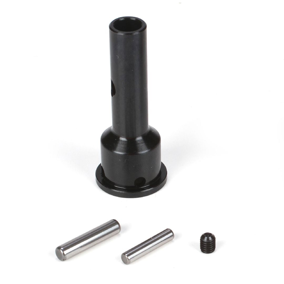 Losi Front/Rear Stub Axle & Pins (1): 5IVE-T, MINI WRC