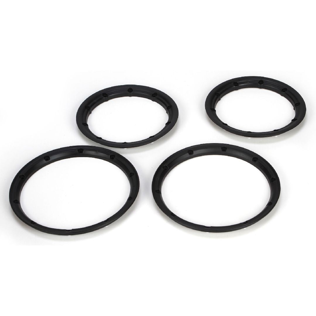 Losi Beadlock Set, Inner & Outer Black (2): 5IVE-T