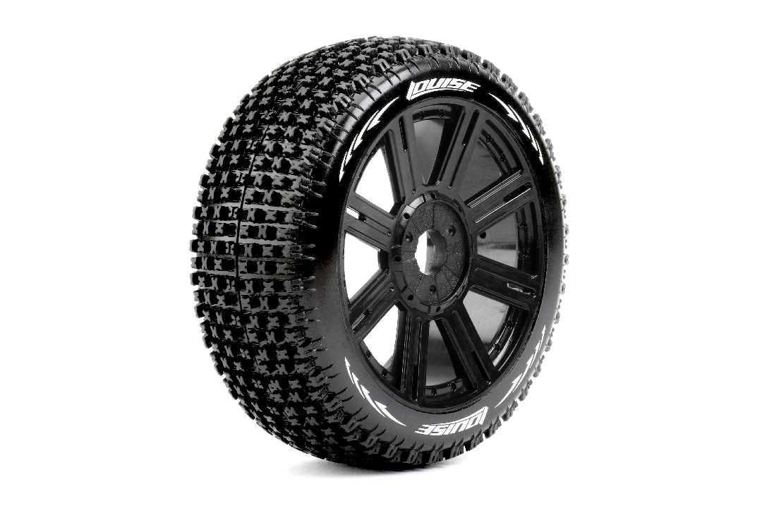 Louise R/C B-Pirate 1/8 Buggy on Spoke/Black Wheels(2)