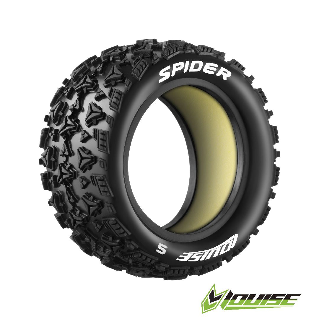 Louise R/C E-Spider Buggy (Soft Compound) Tire (Rear (2)