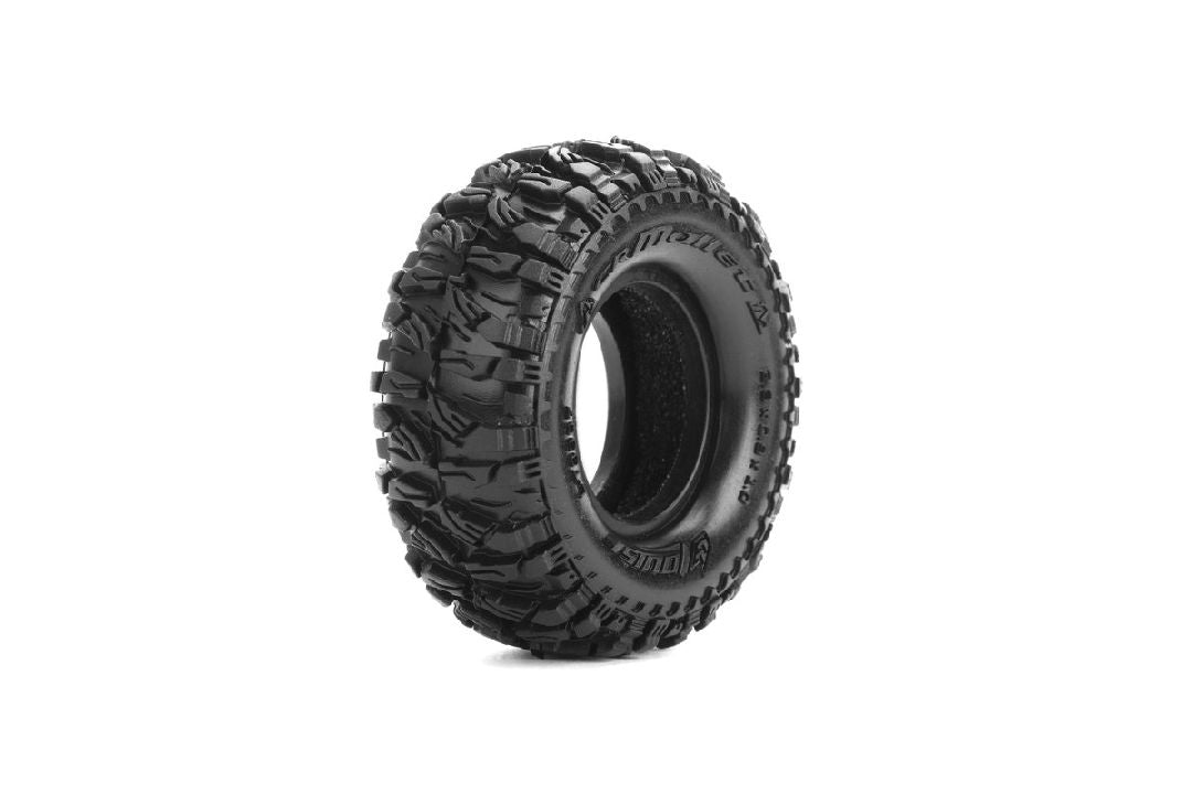 Louise R/C CR-Mallet 1.0" 1/18 & 1/24 Crawler (Super Soft Compound) Tire Only (Front/Rear) (2)