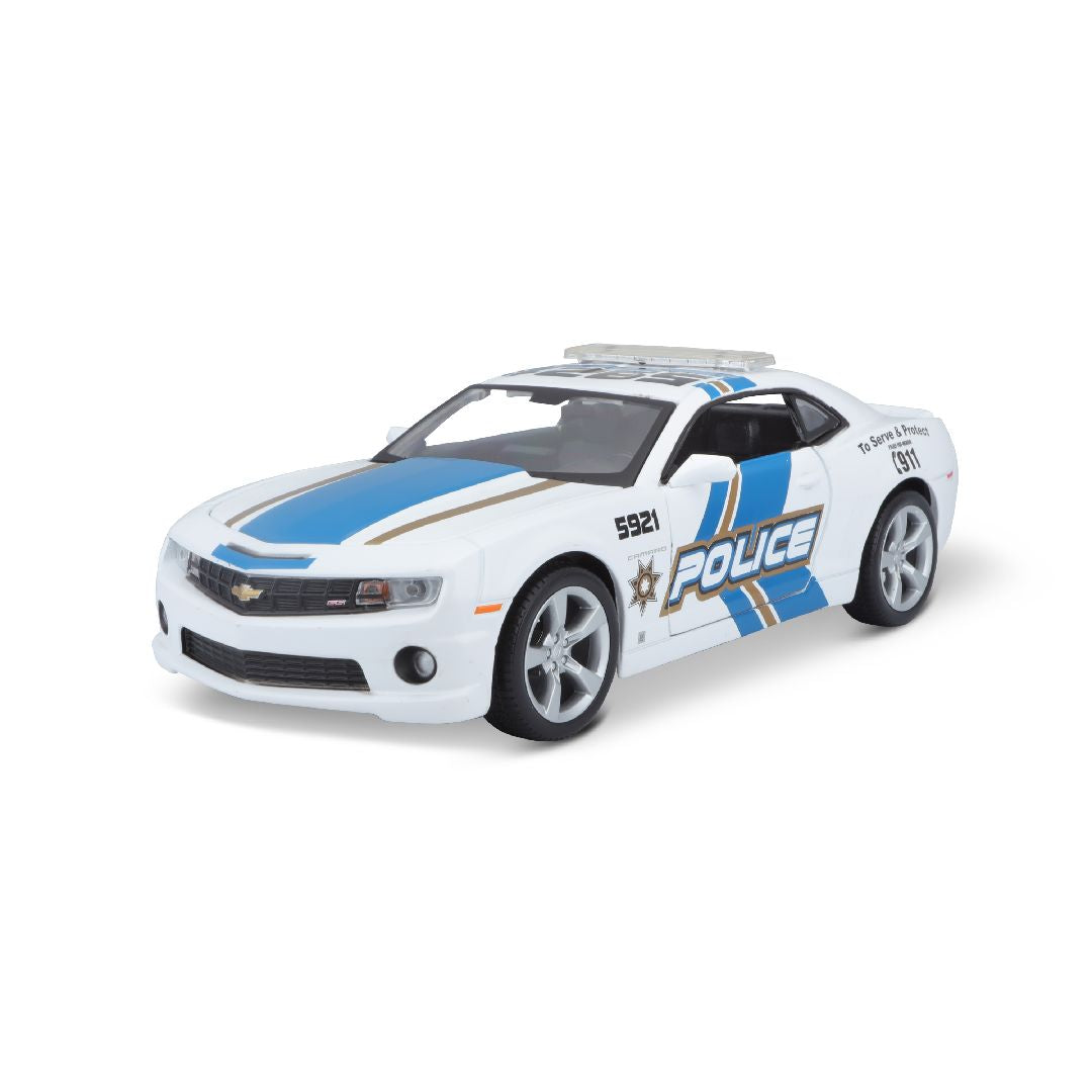 Maisto 1/24 SE 2010 Chevrolet Camaro SS Police - White