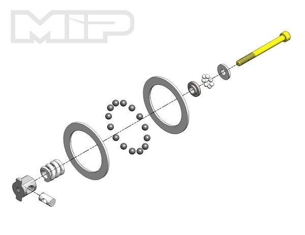 MIP Super Diff, Carbide Rebuild Kit, All Team Associated 1/10th