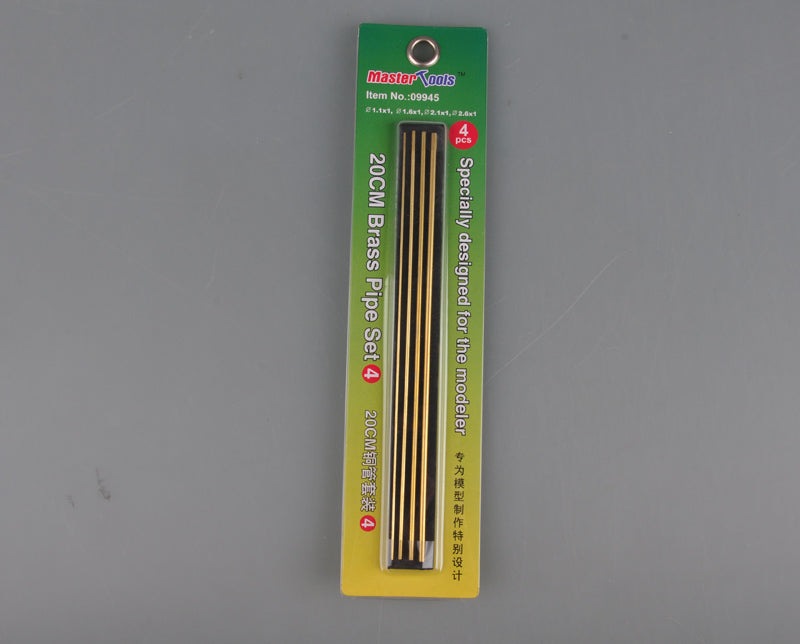 Master Tools 20cm Brass Pipe Set 4