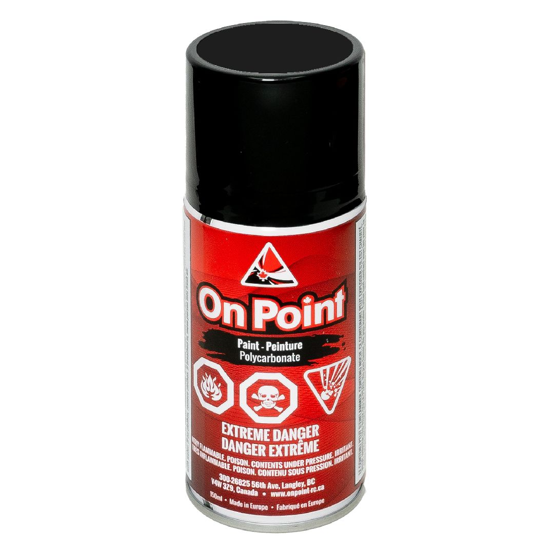 On Point 400ml RC Spray Paint - Pure Black