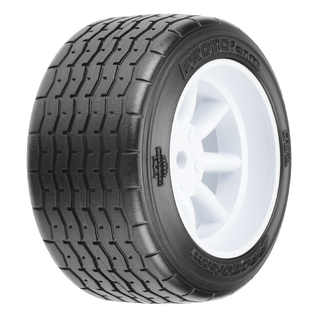 Protoform VTA Rear Tire 31mm, Mounted White Wheel
