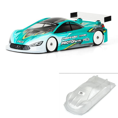 Protoform 1/10 P63 Light Wght (0.65mm) Clr Bdy for 190mm TC