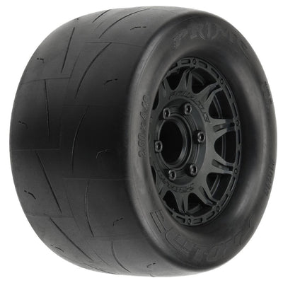 Pro-Line Prime 2.8" Tires on Black Removable Hex Whls (2)