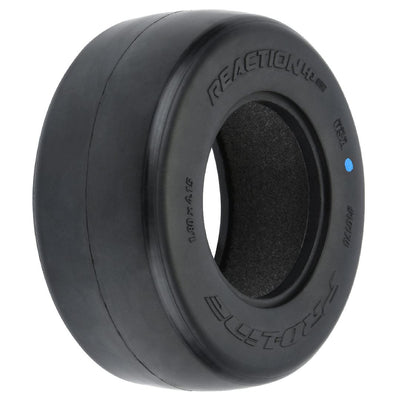 Pro-Line Reaction Ultra Blue Drag Racing BELTED Tires (2)