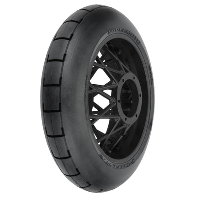 Pro-Line 1/4 Supermoto Tire Rear MTD Black Wheel: PM-MX