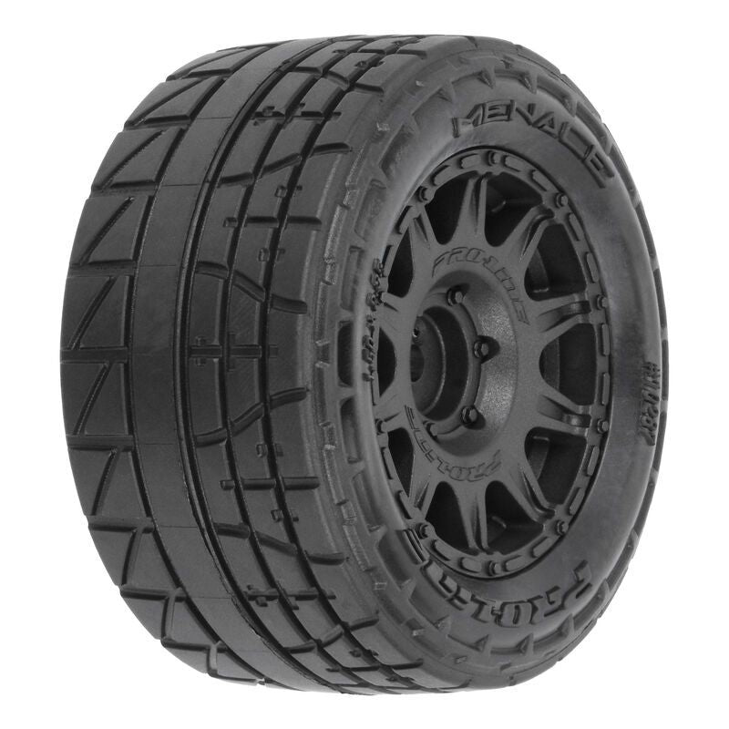Pro-Line Menace F/R MTD 12mm Black Raid for Arrma Granite GROM