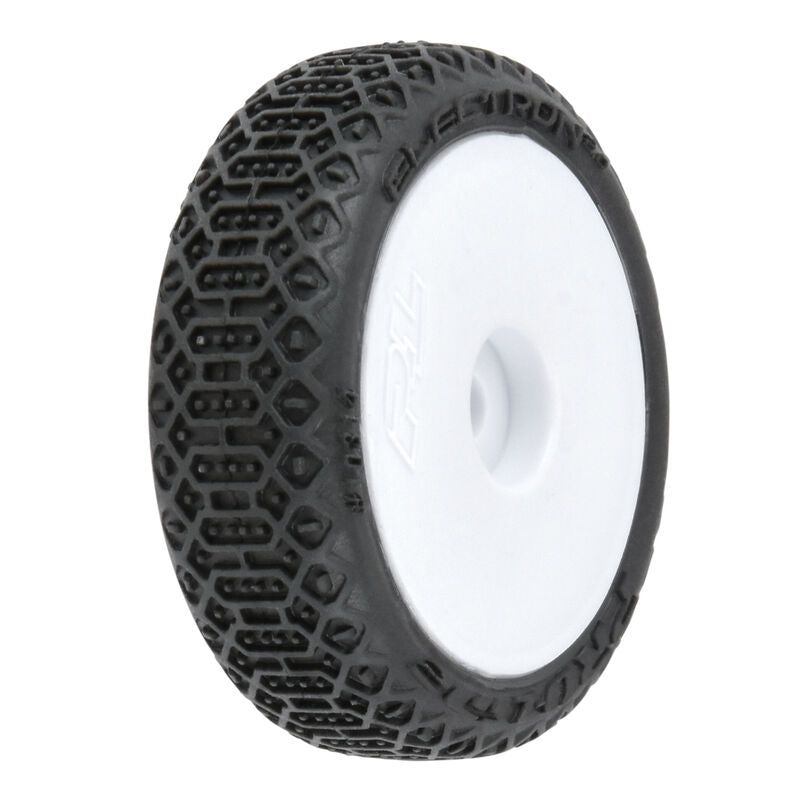 Pro-Line Racing Electron 2.0 Mounted White (4) for Losi Micro-B