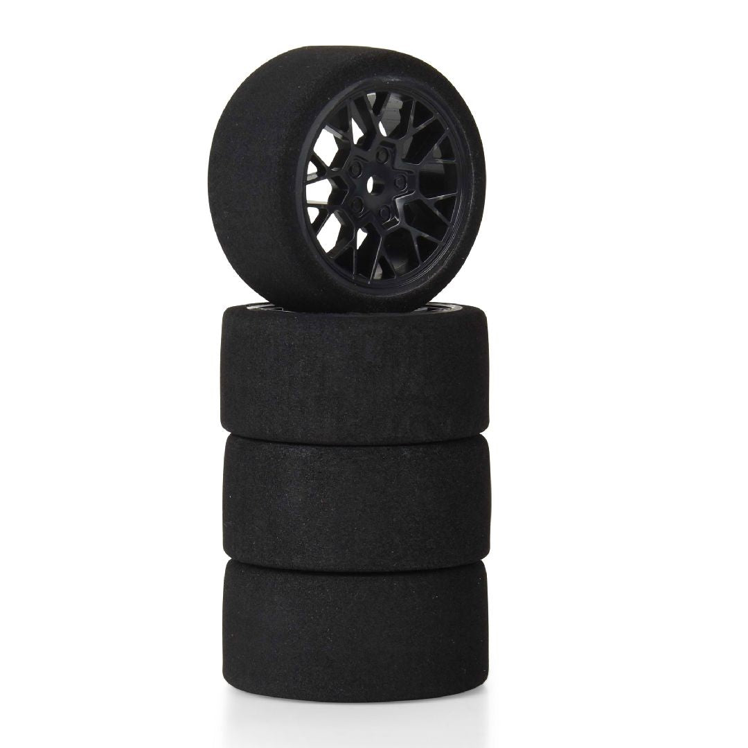 Pro-Line Fifty6 Foam Tire on Circuit Black Wheel 8mm Hex (4)