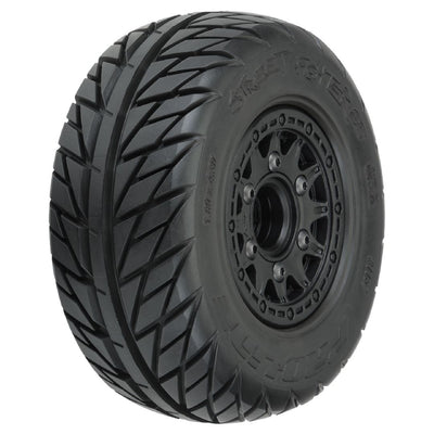 Pro-Line Street Fighter 2.2"/3.0" Tires on Rem Hex Wheels (2)
