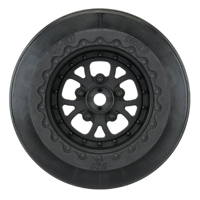 Pro-Line Pomona Drag Spec 2.2"/3.0" Black Wheels (2)