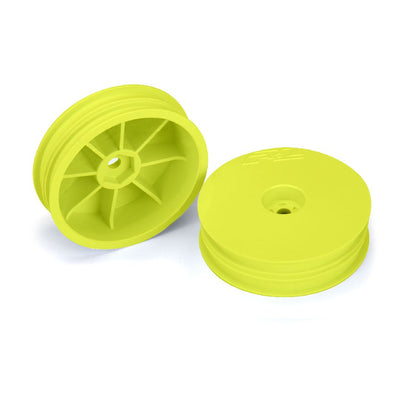 Pro-Line Velocity Narrow 2.2 Hex Carpet Front Yellow Whls