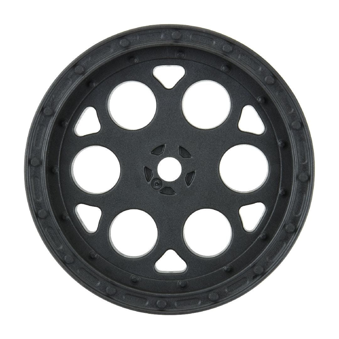 Pro-Line Showtime 2.2" Tire on 12mm Hex Front Black Wheels (2)