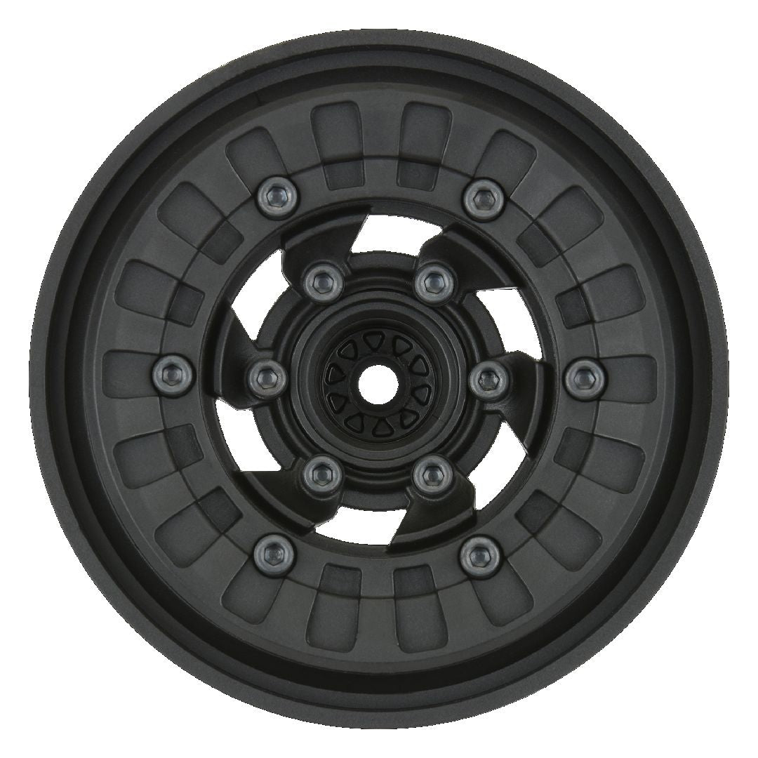 Pro-Line Vice CrushLock 2.6" Black Bead-Loc Rem Hex Wheels (2)