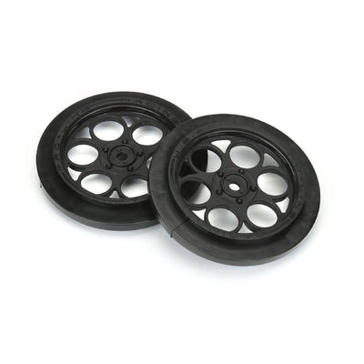 Pro-Line Showtime Front Runner 2.2"/2.7" Black Front Drag Racing
